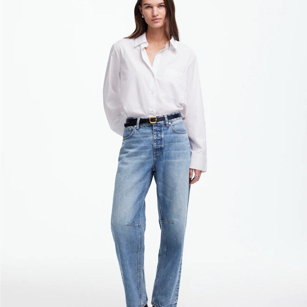 Madewell Barrel jeans with darts